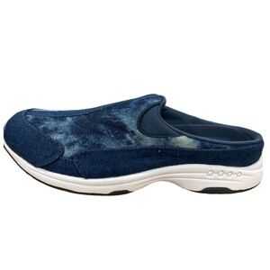 Easy Spirit NEW ES Travel Time Arch Support Navy Blue Mules, Women’s Sz 12W